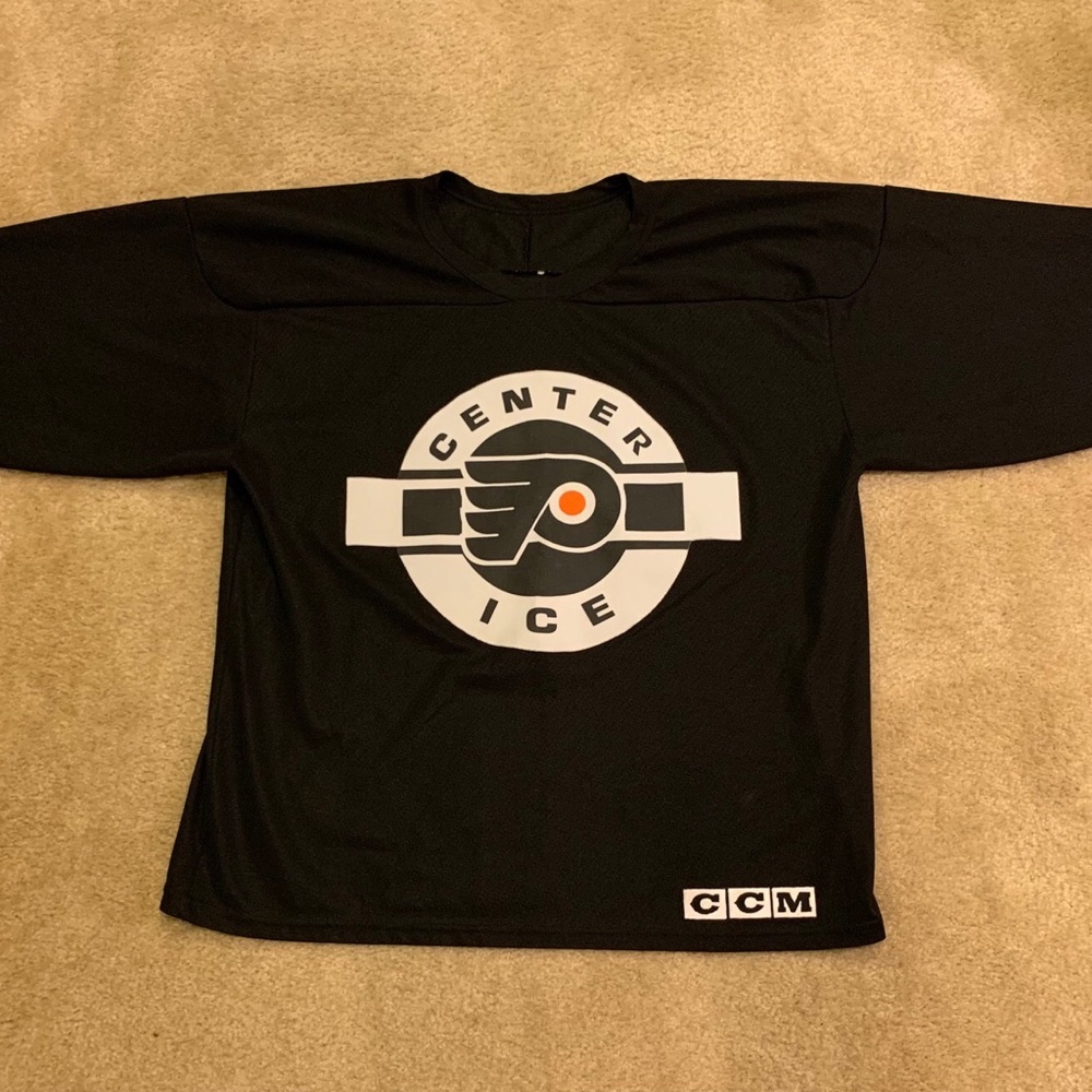 Vintage CCM Philadelphia Flyers Center Ice Jersey Men’s L/XL / Canada Black